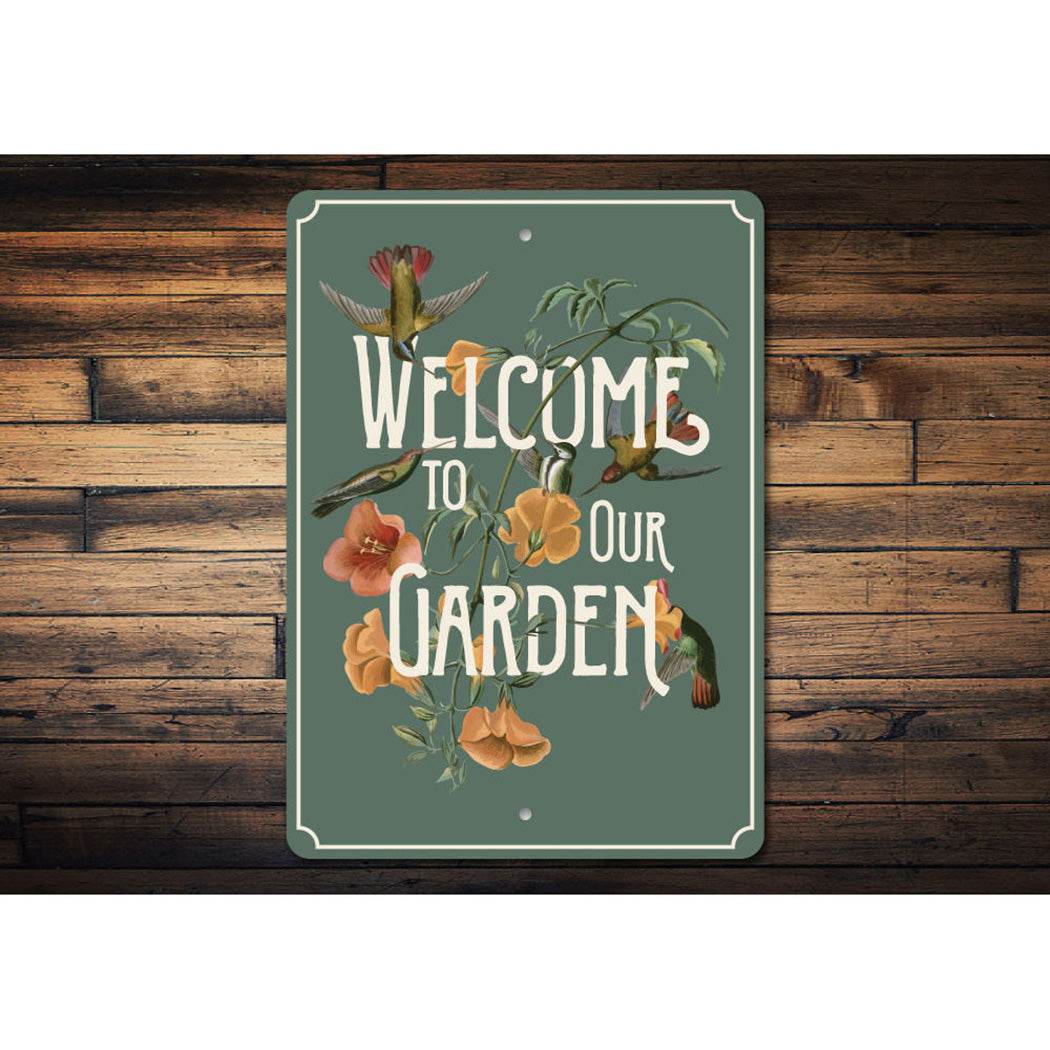 Garden Welcome Sign