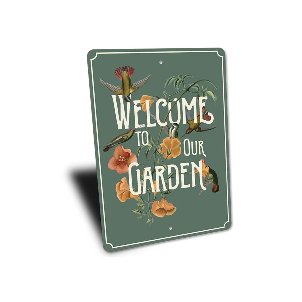 Garden Welcome Sign