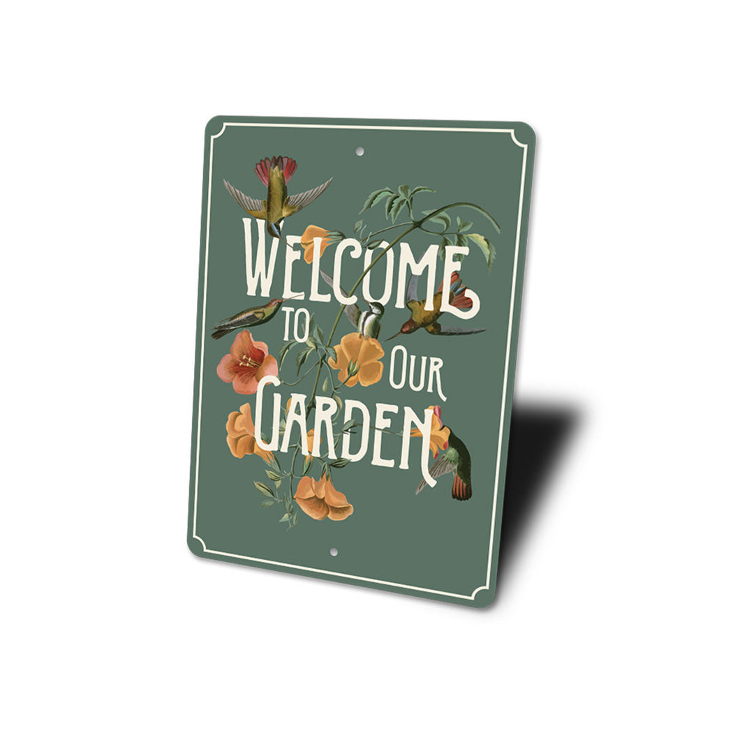 Garden Welcome Sign
