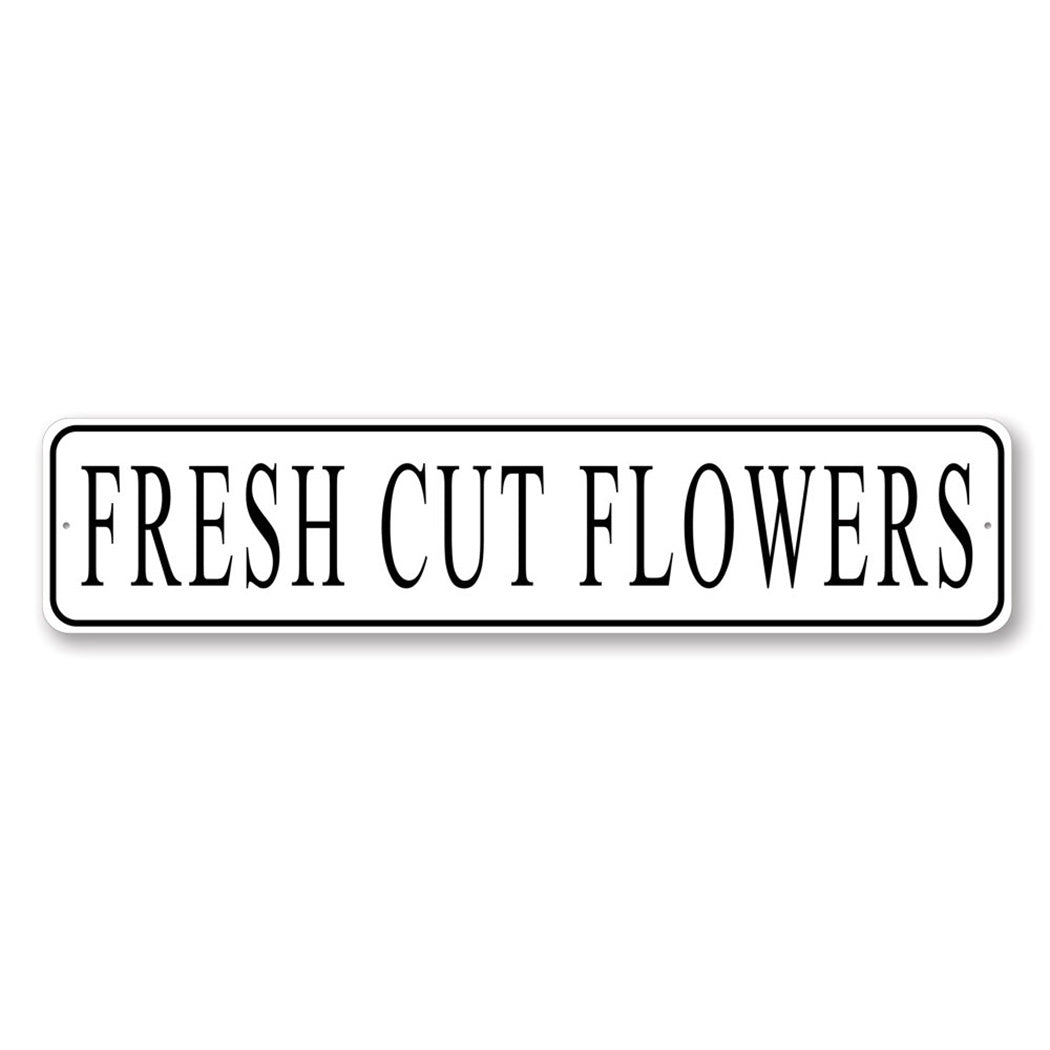 Fresh Cut Flower Shop Sign