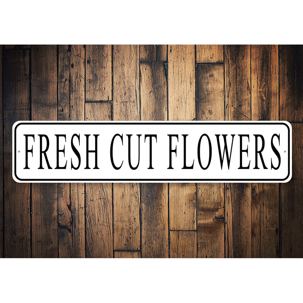 Fresh Cut Flower Shop Sign