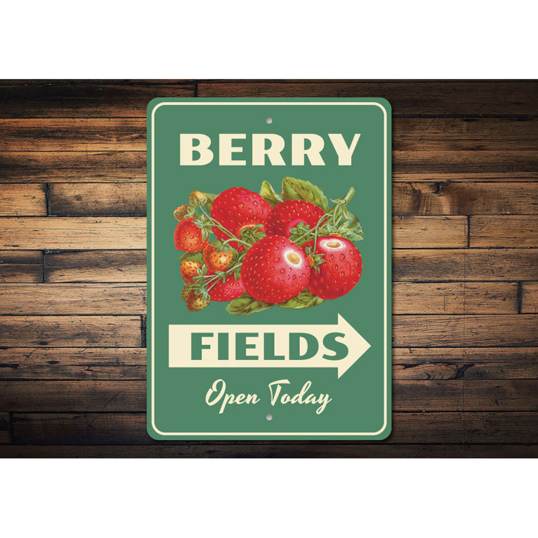 Berry Fields Sign