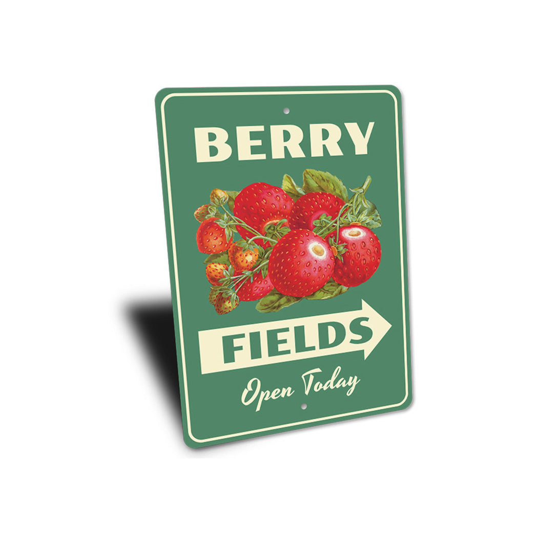 Berry Fields Sign