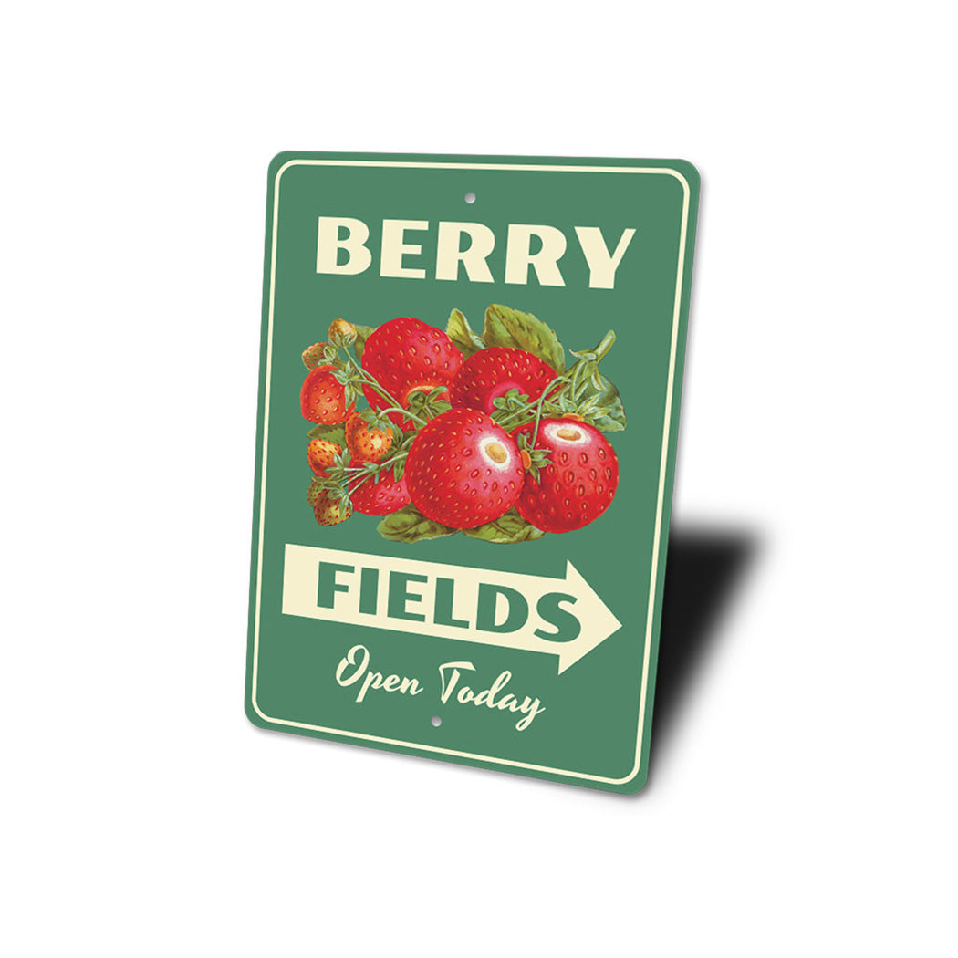 Berry Fields Sign