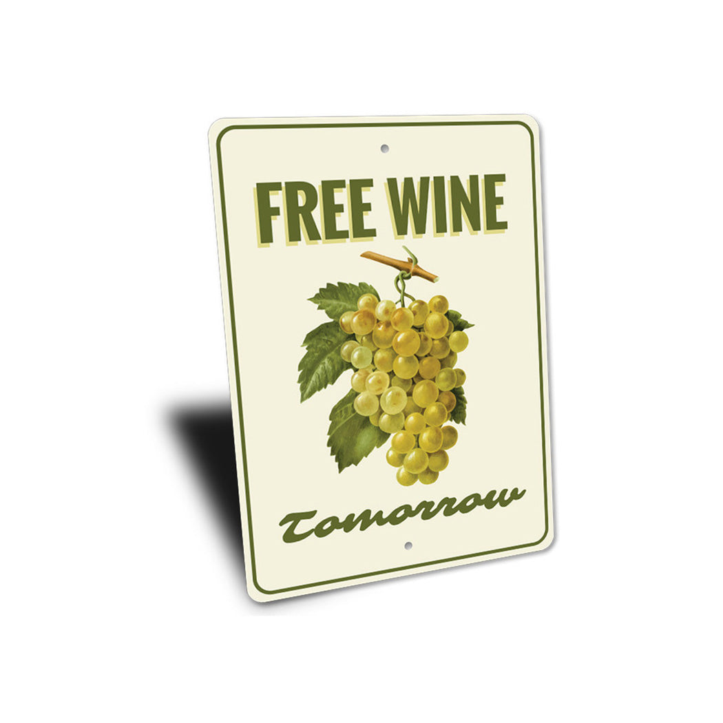 Free Wine Sign