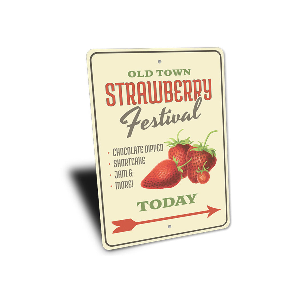 Strawberry Festival Sign