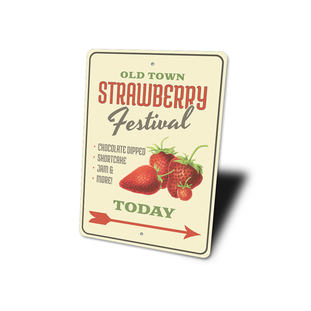 Strawberry Festival Sign