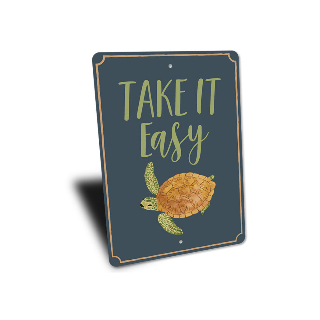 Beach Turtle Sign