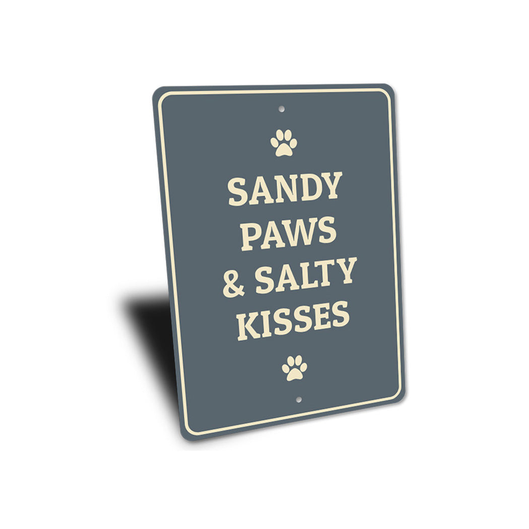 Sandy Paws Sign