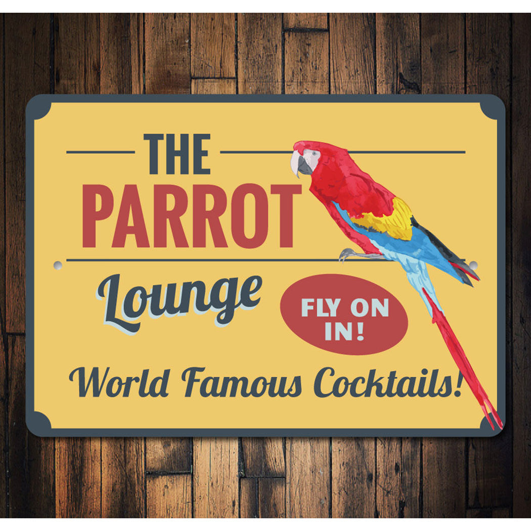 Parrot Lounge Sign