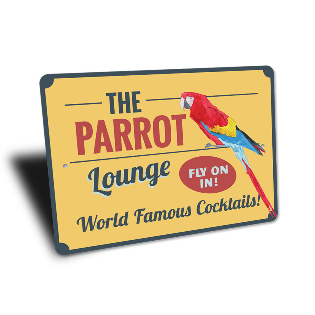 Parrot Lounge Sign