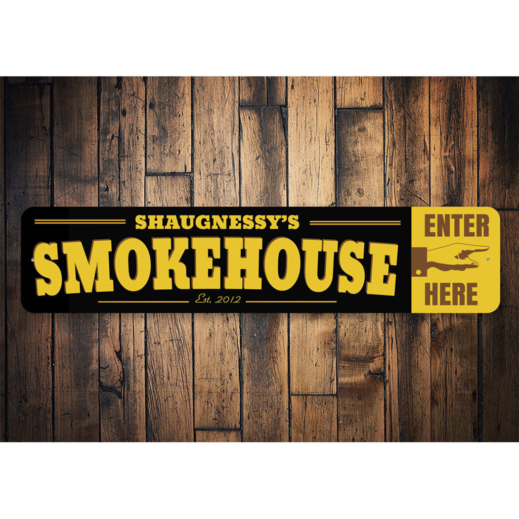 Custom Smokehouse Sign