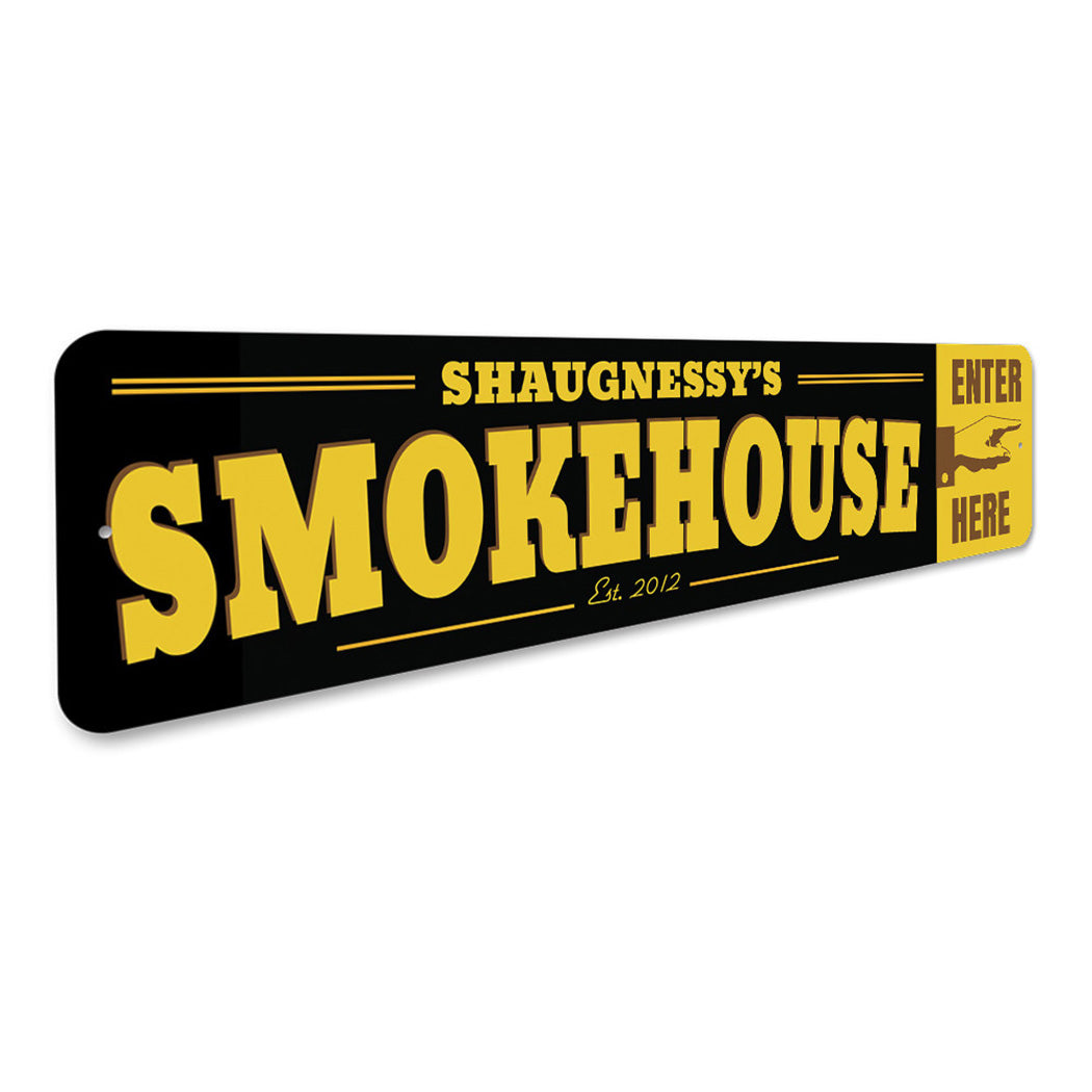 Custom Smokehouse Sign