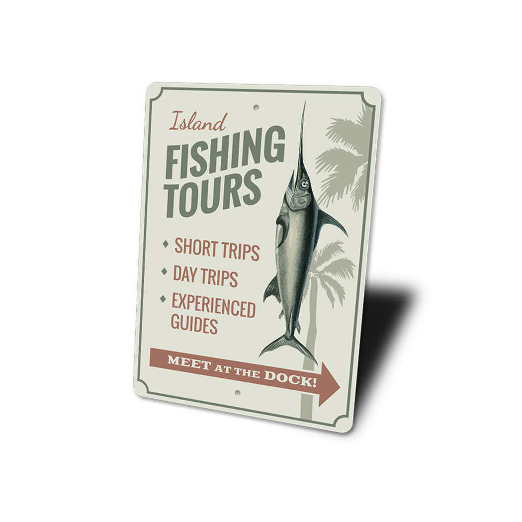Island Fishing Tours Sign