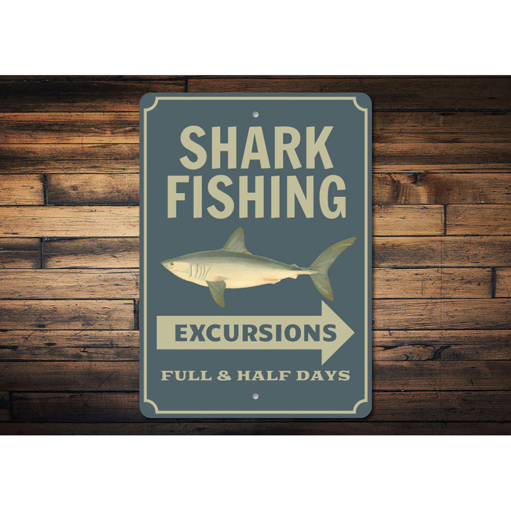 Shark Fishing Sign