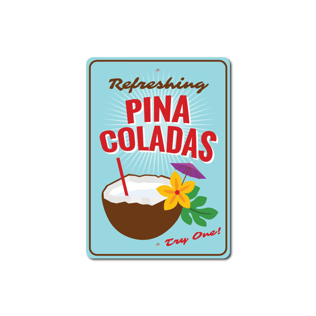 Pina Coladas Bar Sign