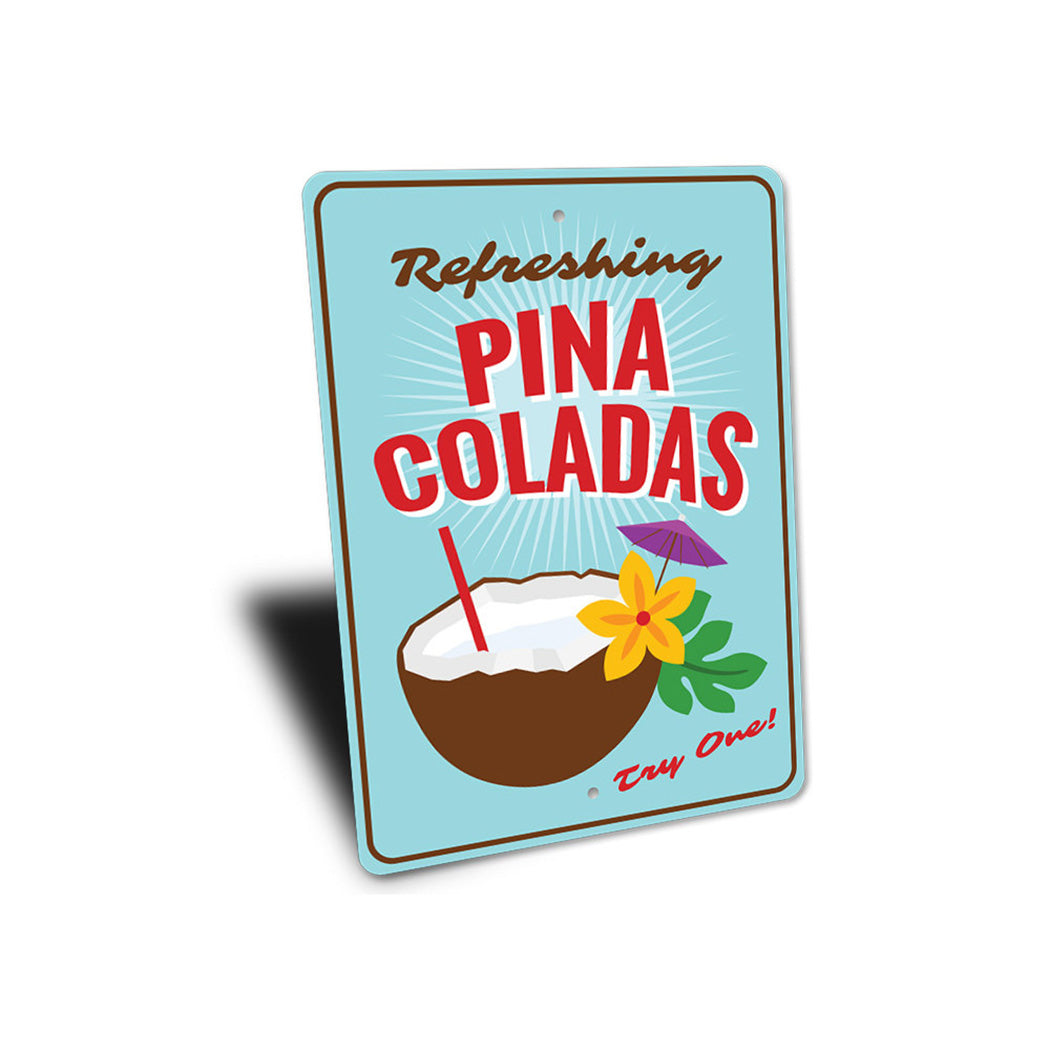 Pina Coladas Bar Sign