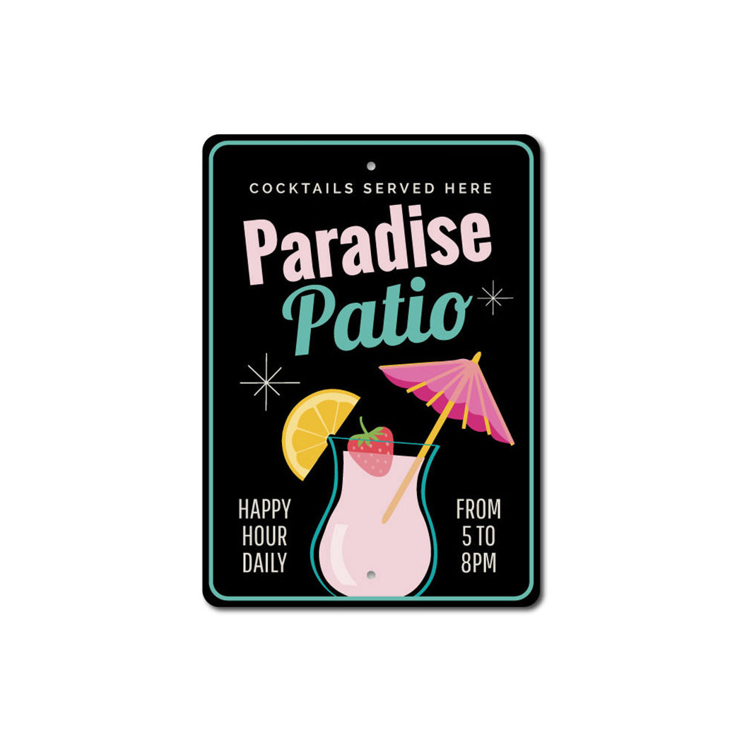 Paradise Patio Sign