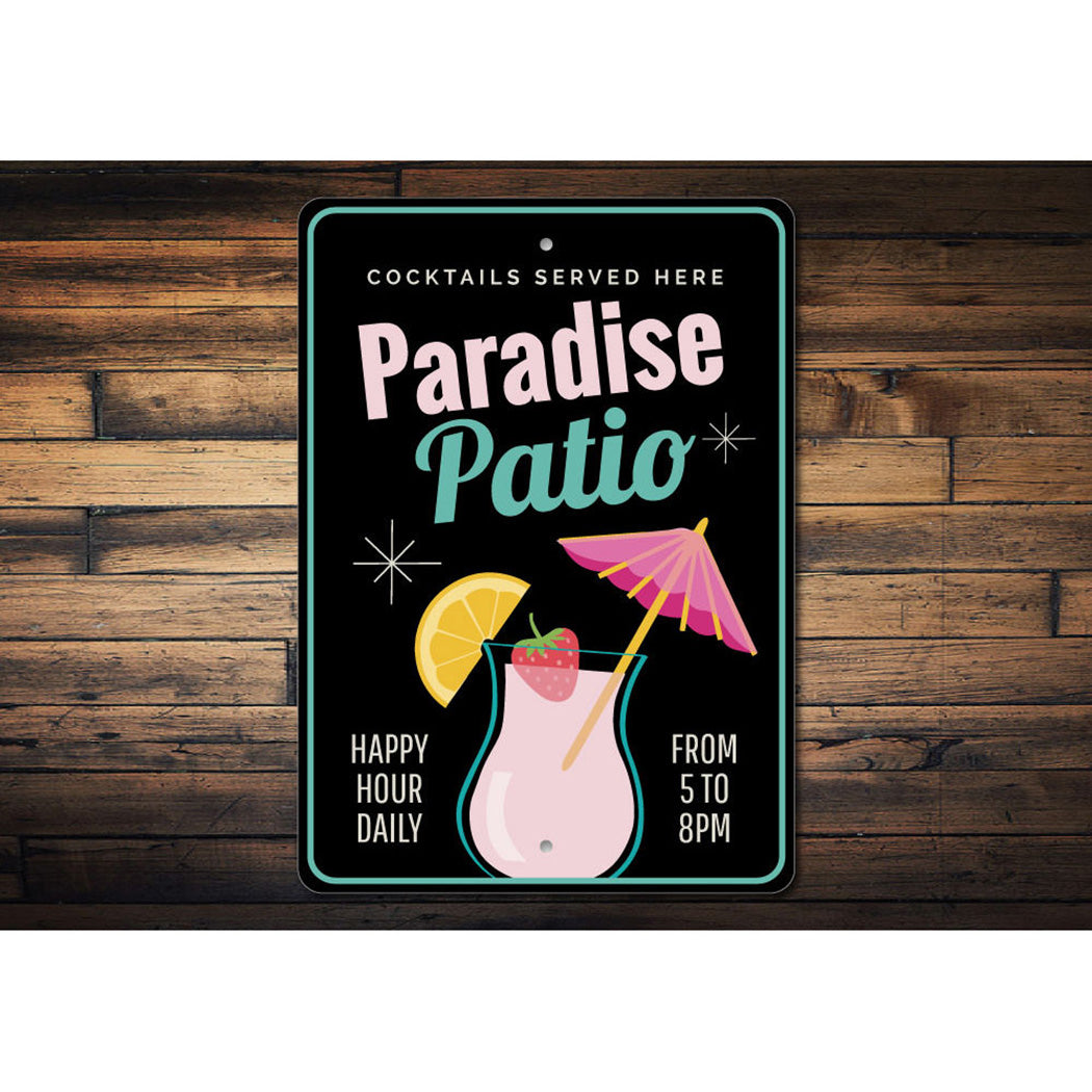 Paradise Patio Sign