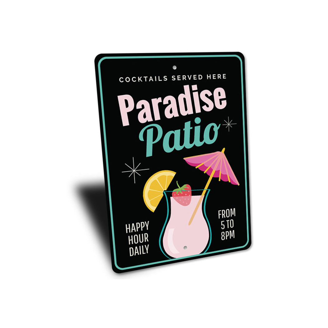 Paradise Patio Sign