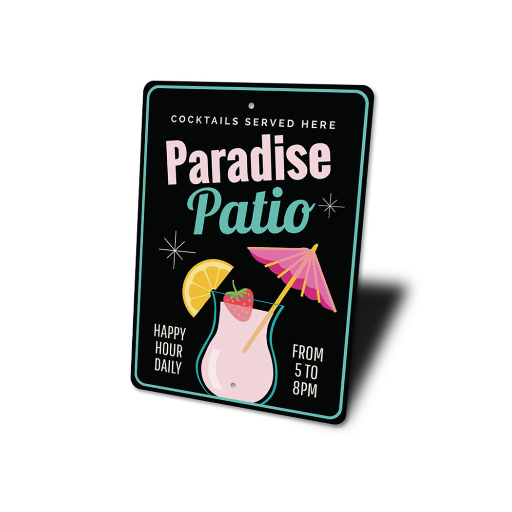 Paradise Patio Sign