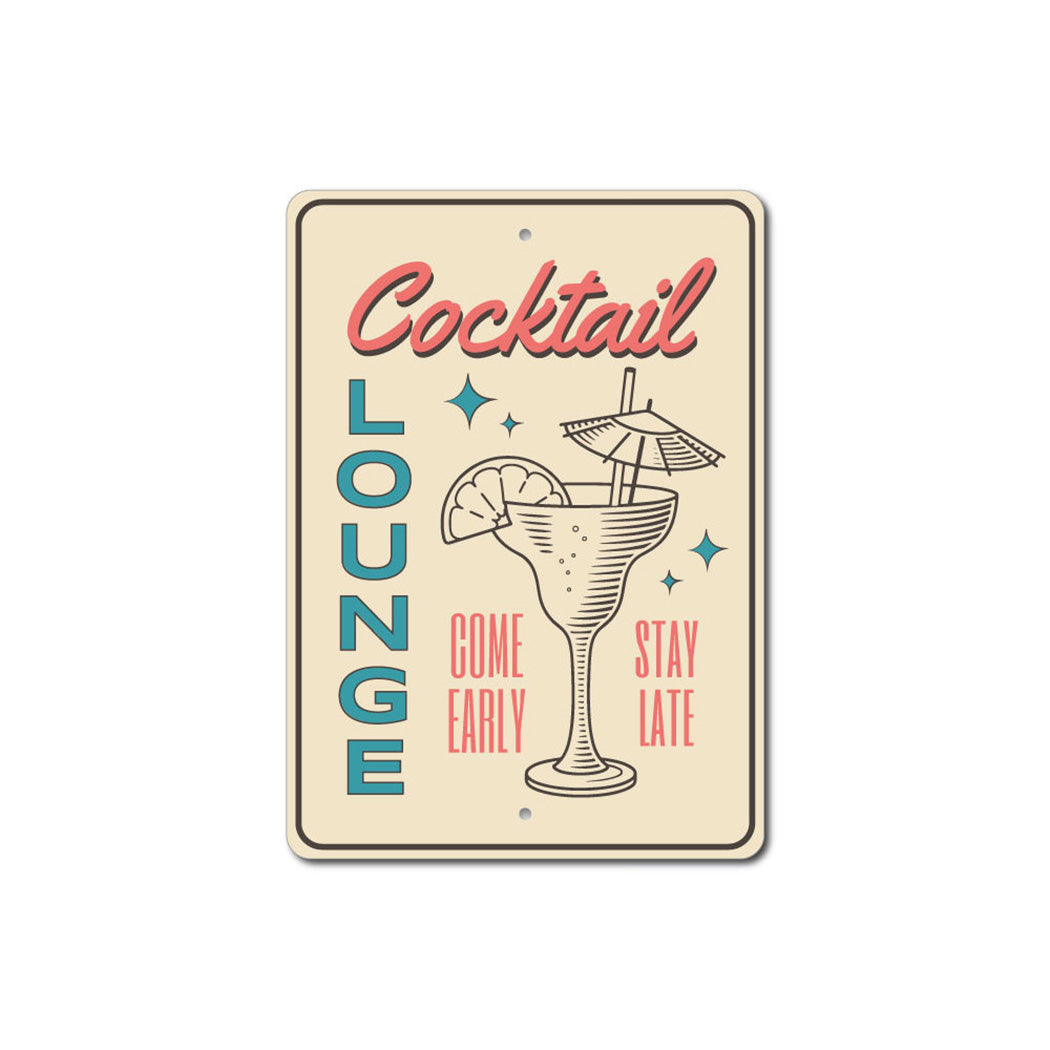 Retro Cocktail Bar Sign