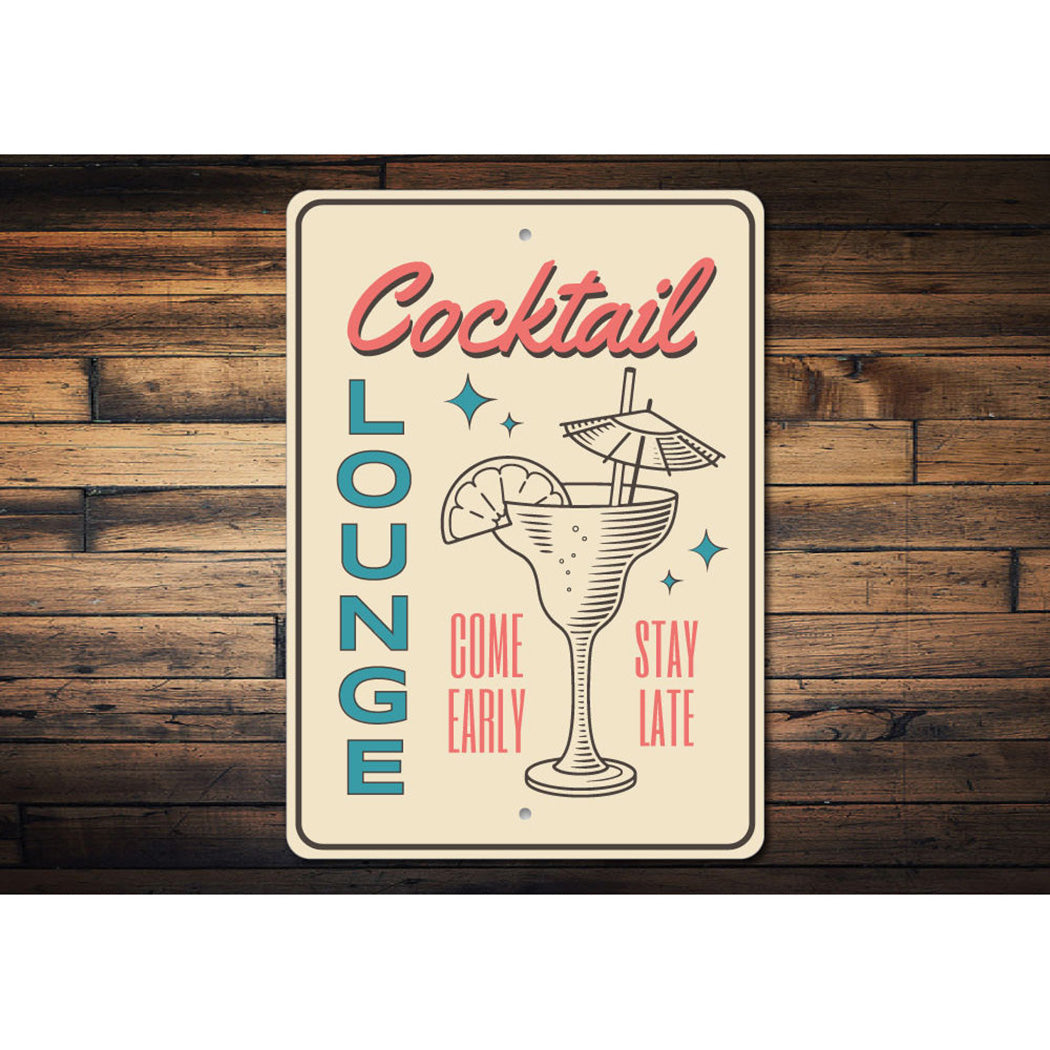 Retro Cocktail Bar Sign