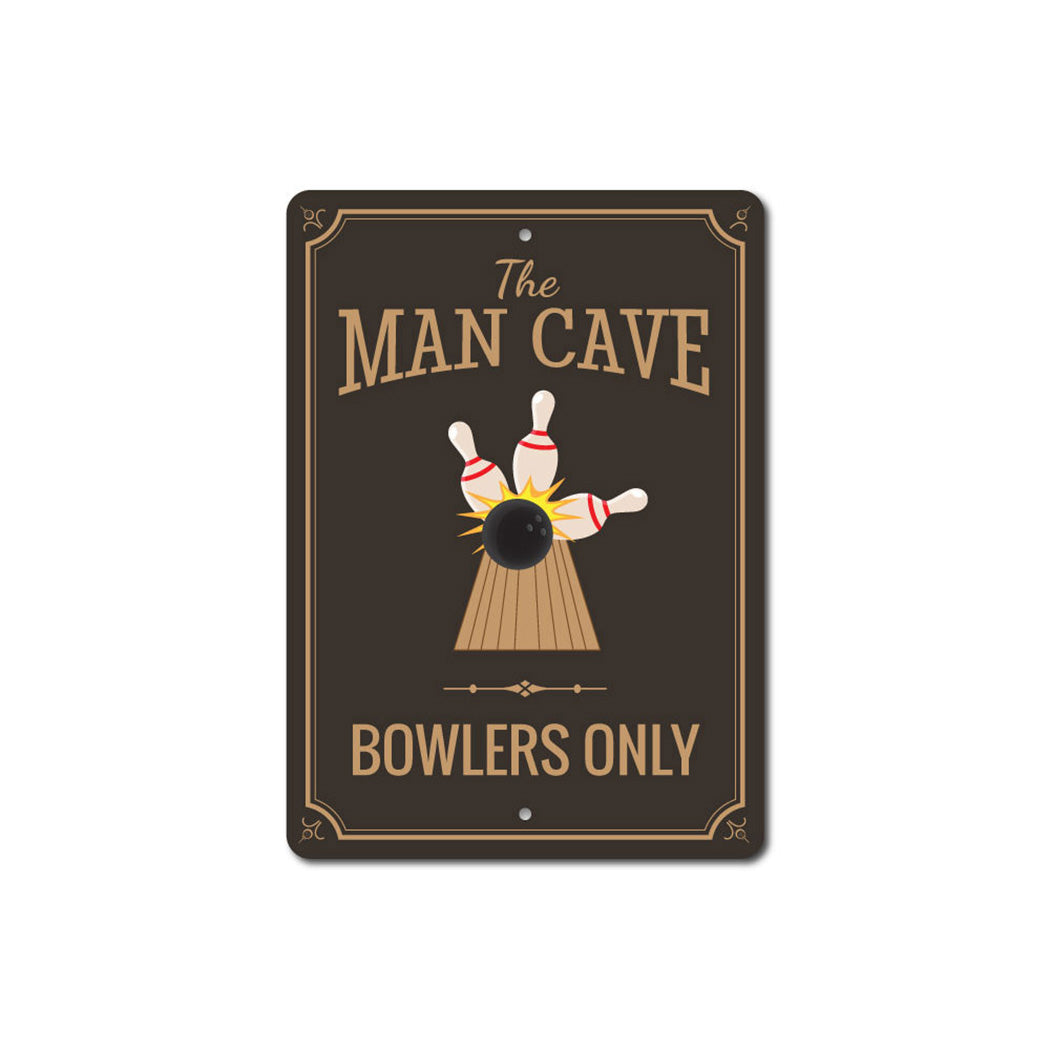 Bowler Man Cave Sign