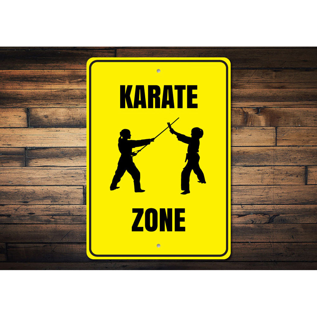 Karate Zone Sign
