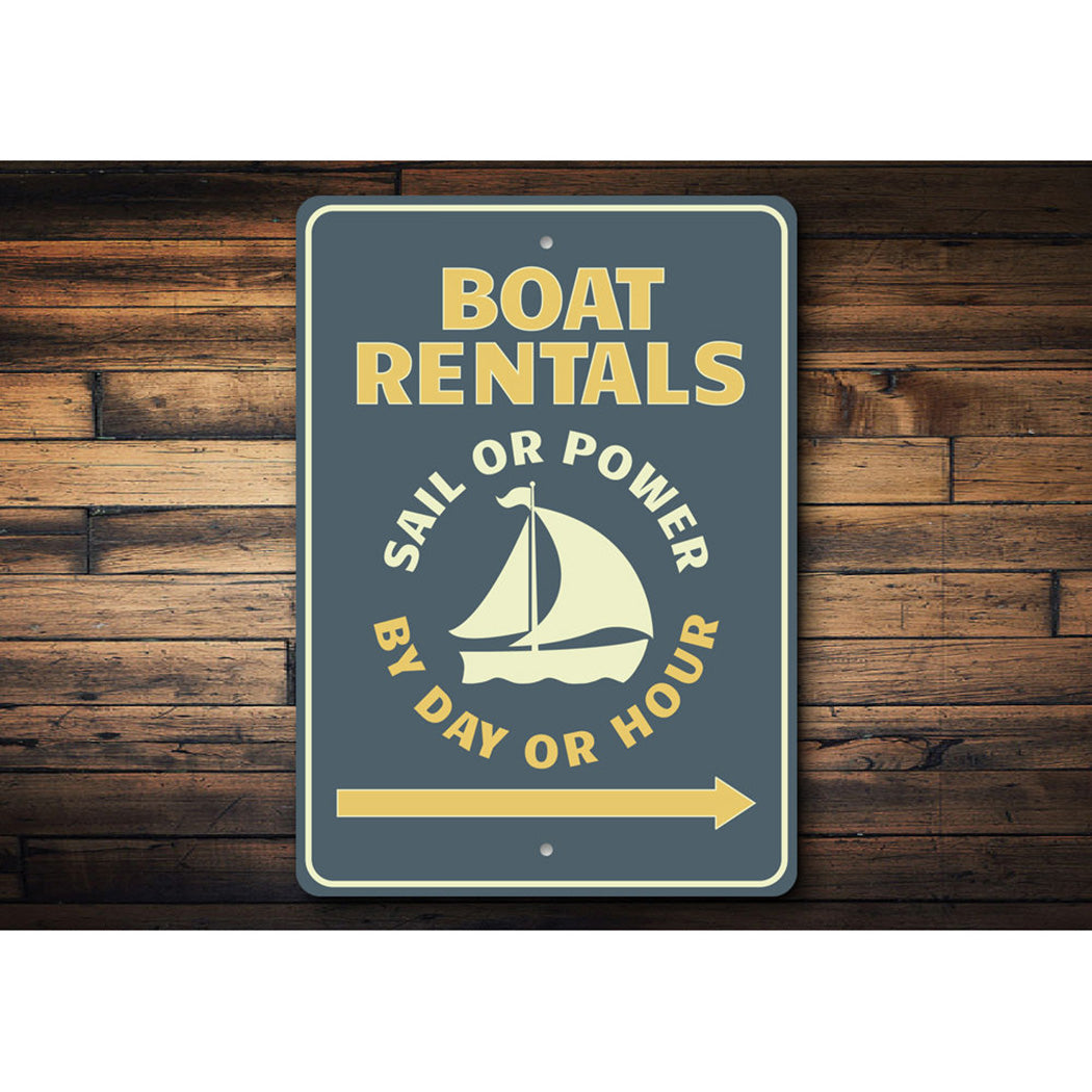 Marina Rentals Sign