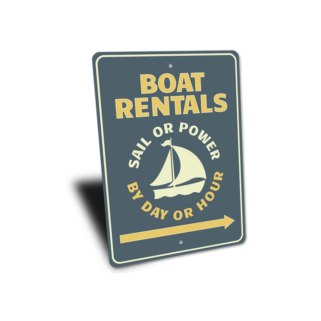 Marina Rentals Sign
