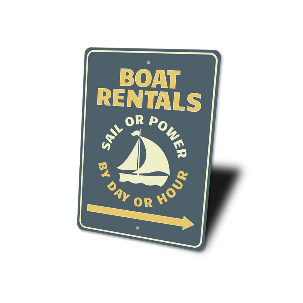 Marina Rentals Sign