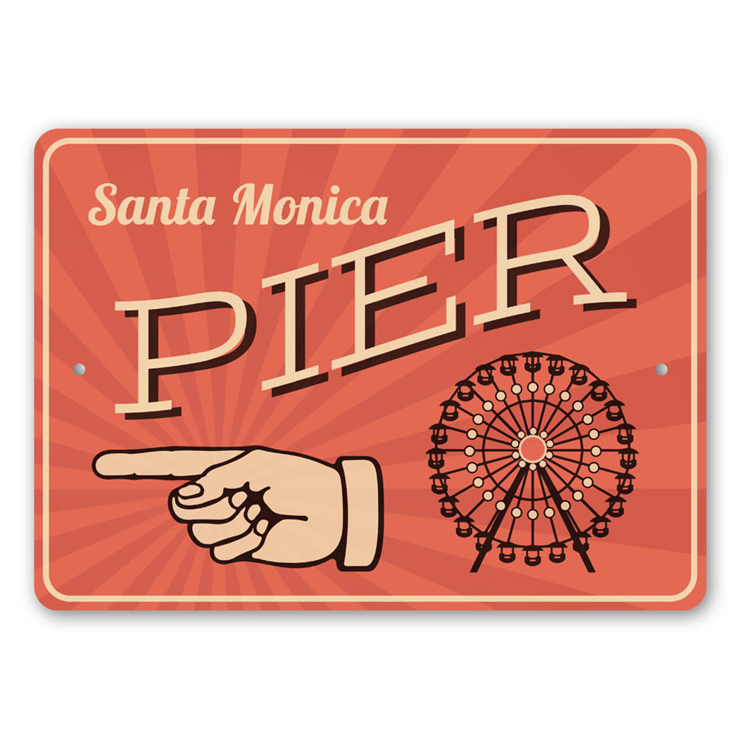 Santa Monica Pier Sign