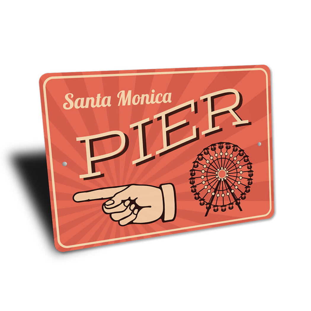 Santa Monica Pier Sign