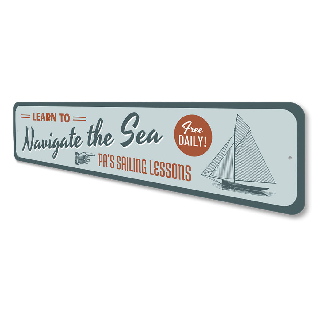 Navigate the Sea Sign