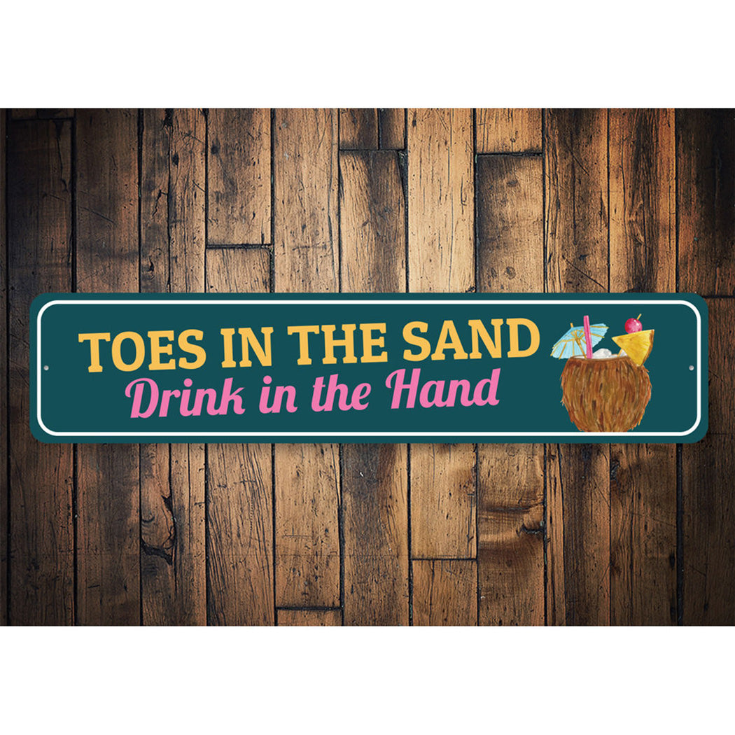 Toes in the Sand Sign