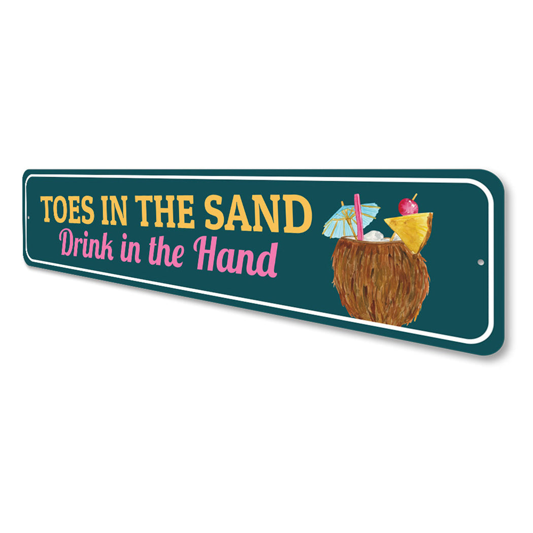 Toes in the Sand Sign