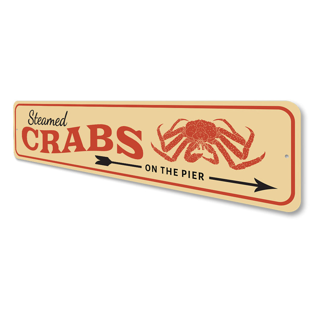 Steamed Crabs Sign