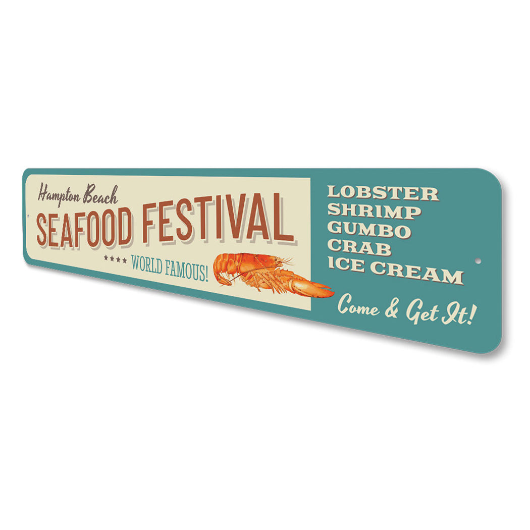 Seafood Festival Sign