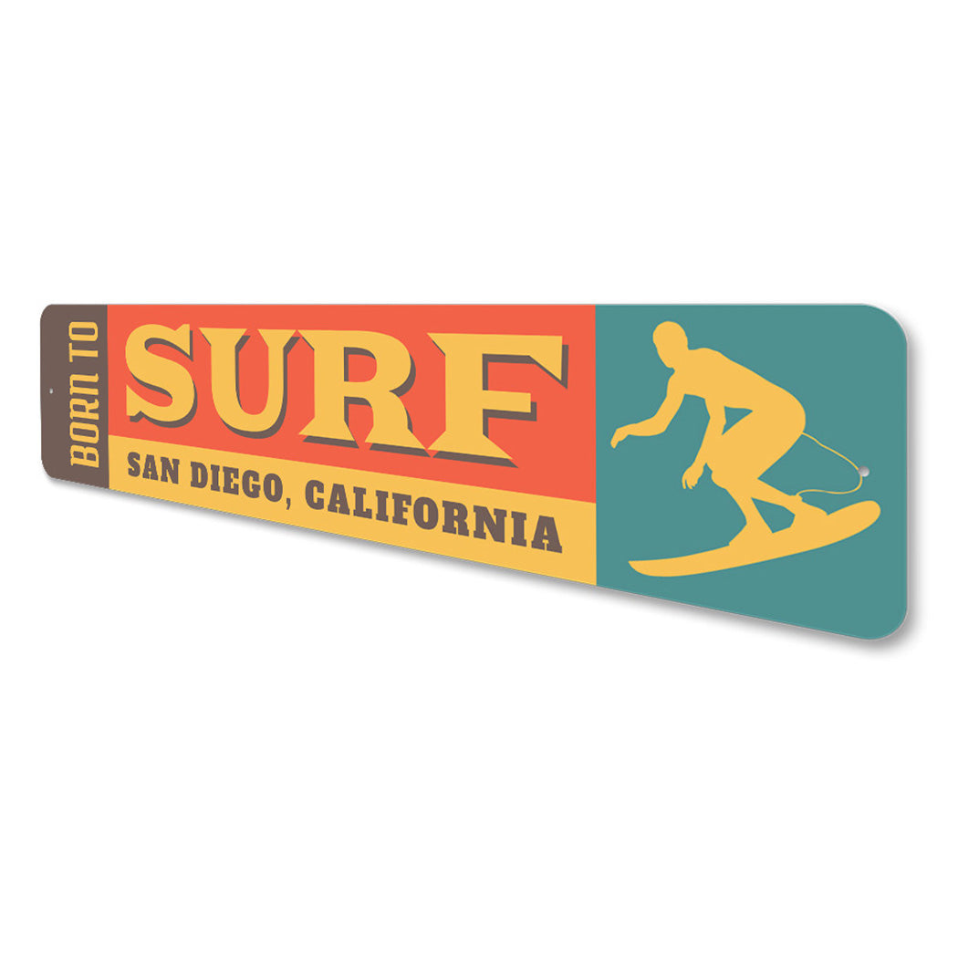 Born to Surf Sign