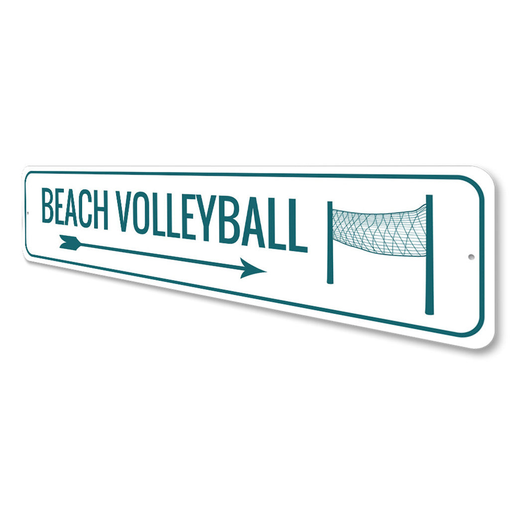Beach Volleyball Area Sign