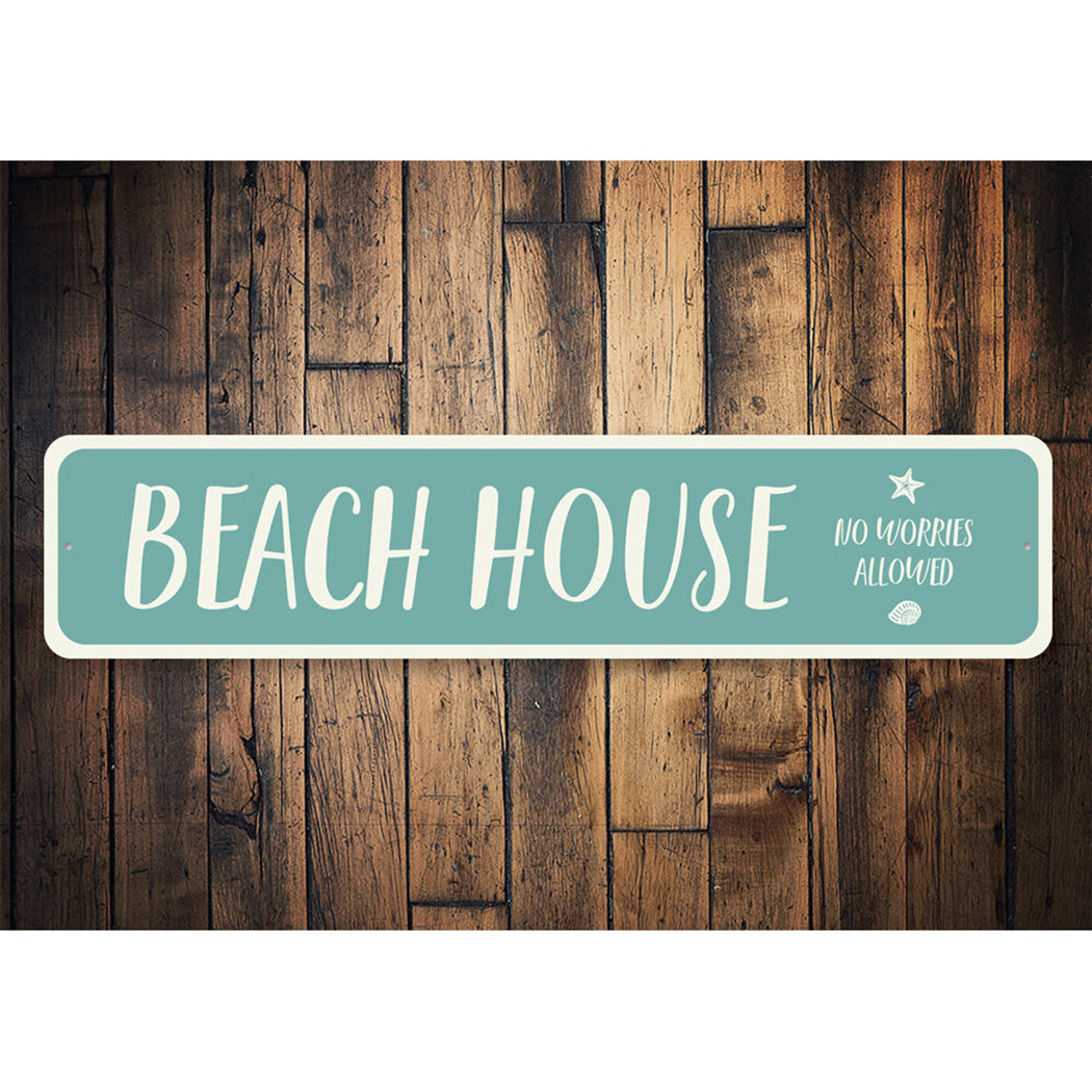 Coastal Beach House Sign