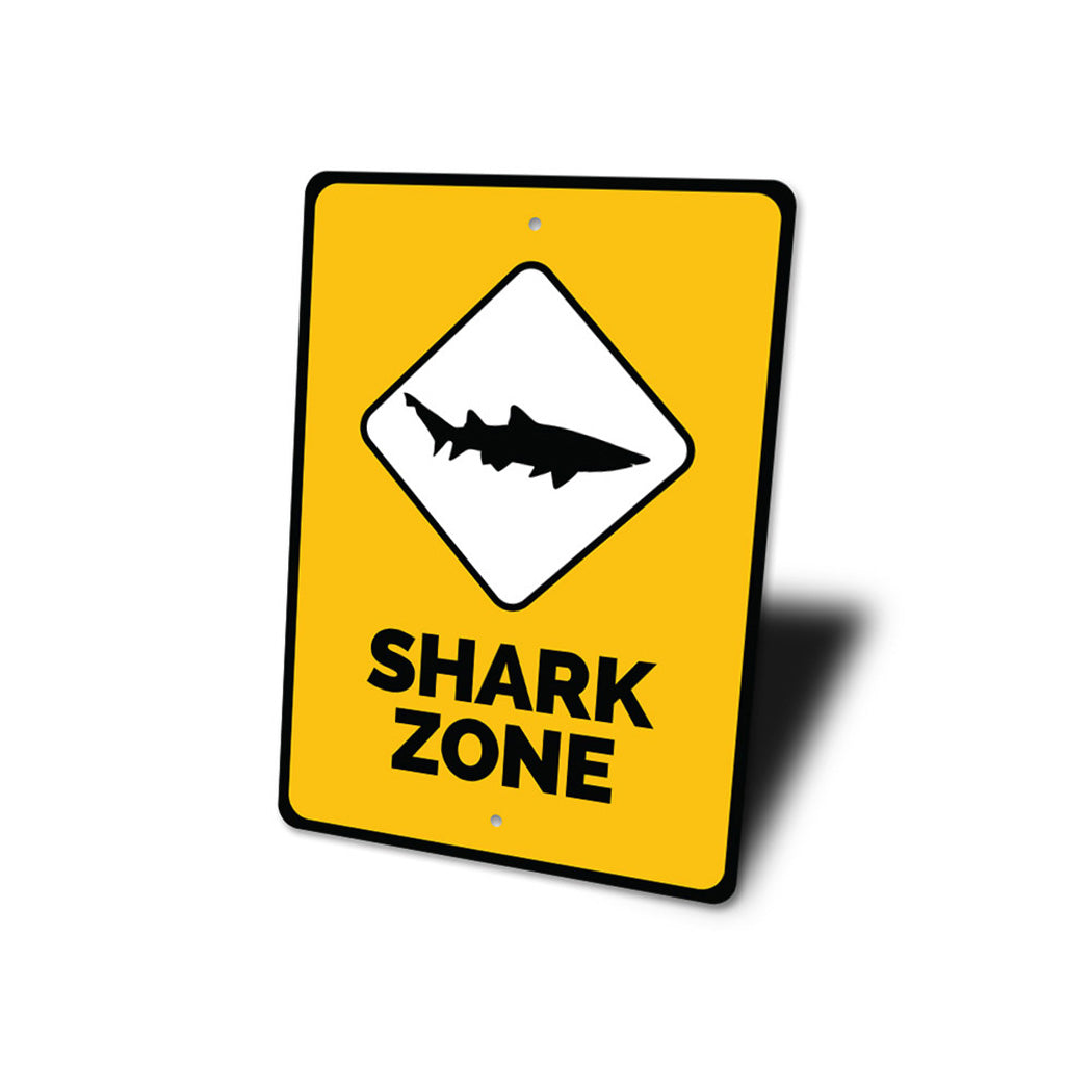 Shark Zone Sign