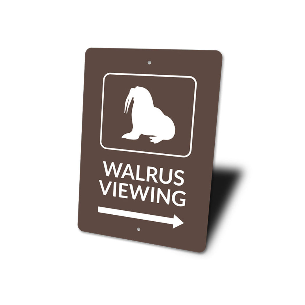 Walrus Viewing Sign