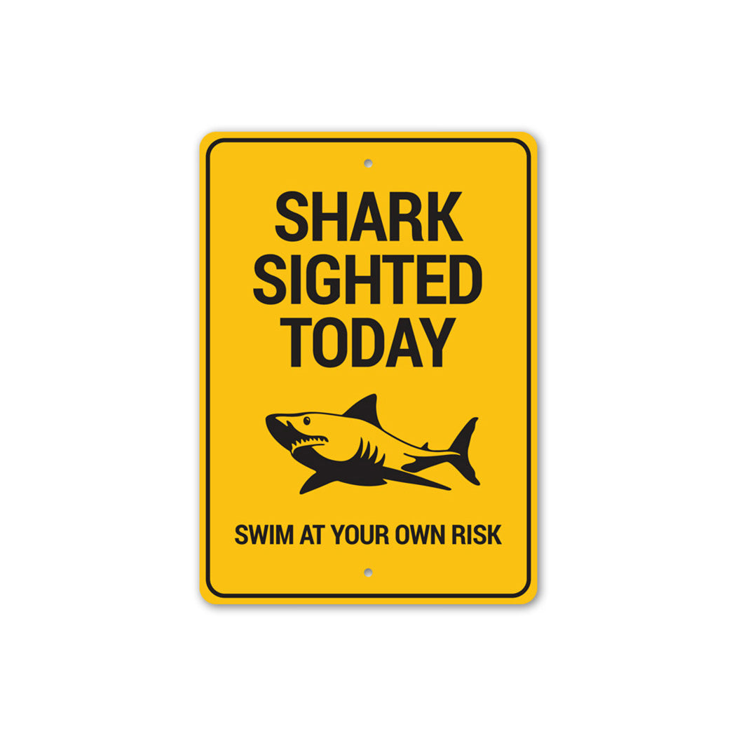 Shark Sighted Sign
