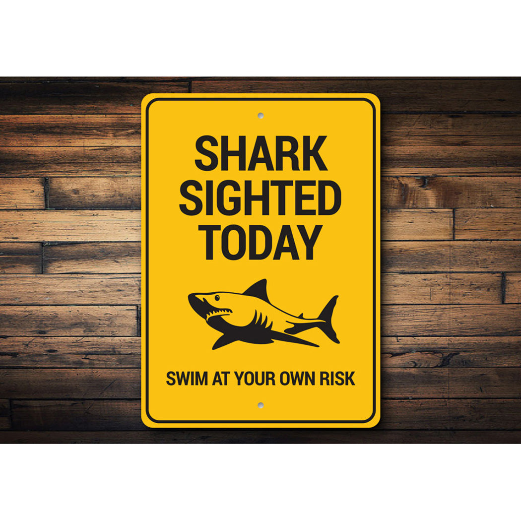 Shark Sighted Sign