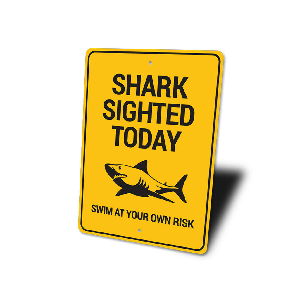 Shark Sighted Sign