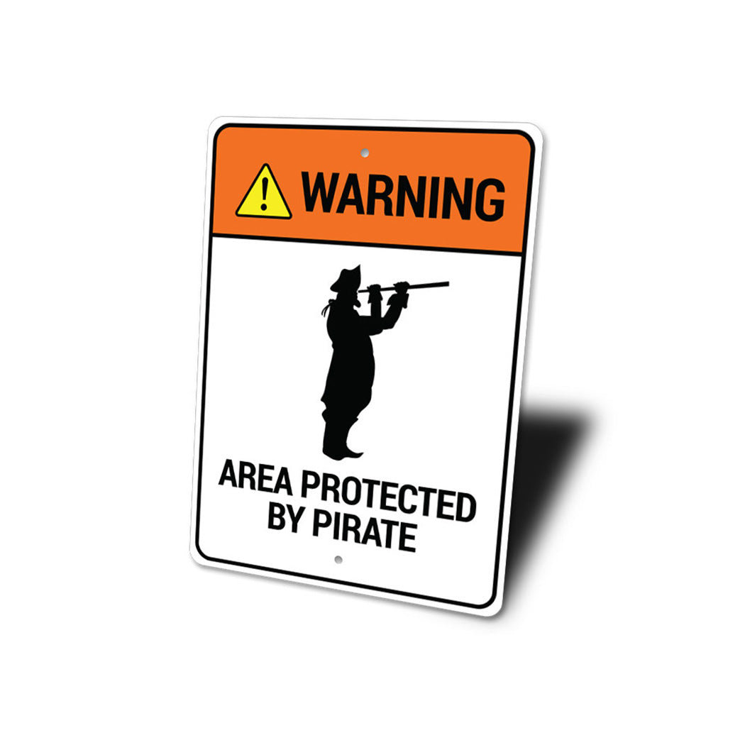 Pirate Warning Sign