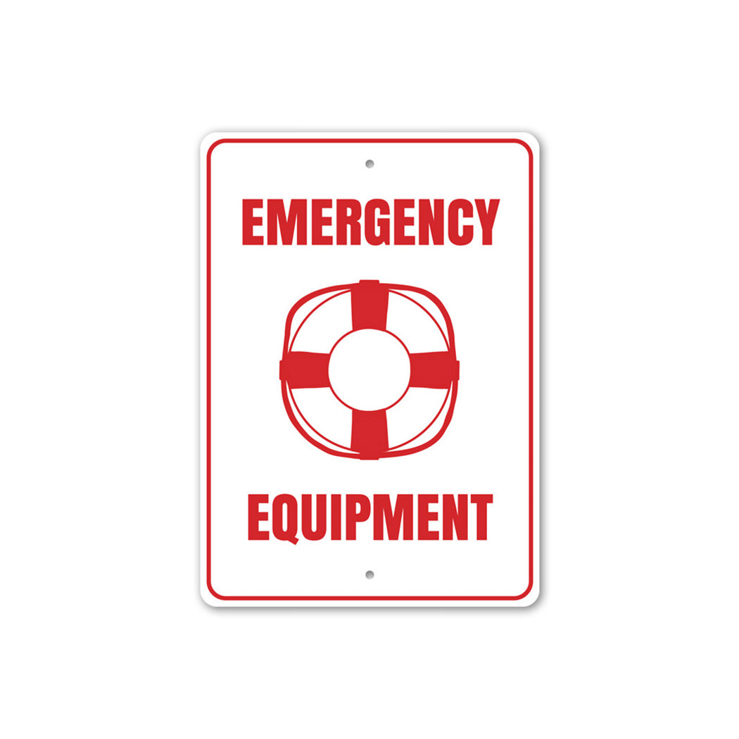 Emergency Equipment Sign