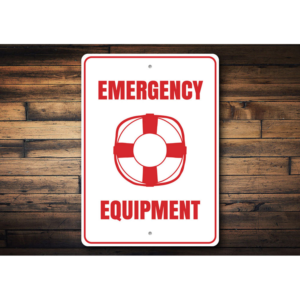 Emergency Equipment Sign